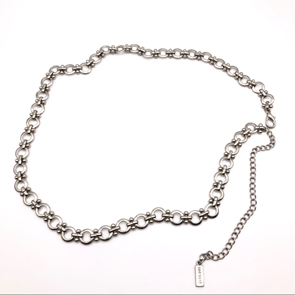 Nine West Silver Chain Belt